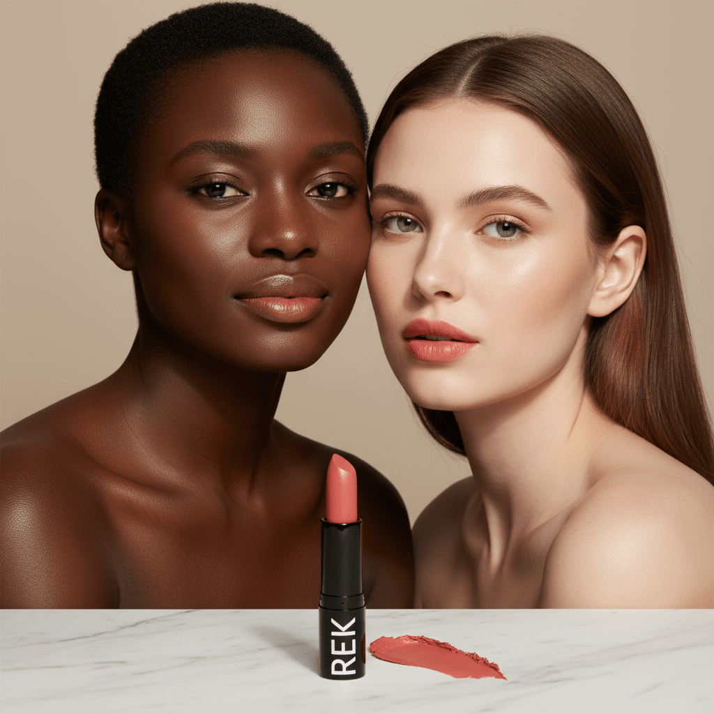 Long-Wear Hydrating Matte Lipstick – Vegan by REK Cosmetics