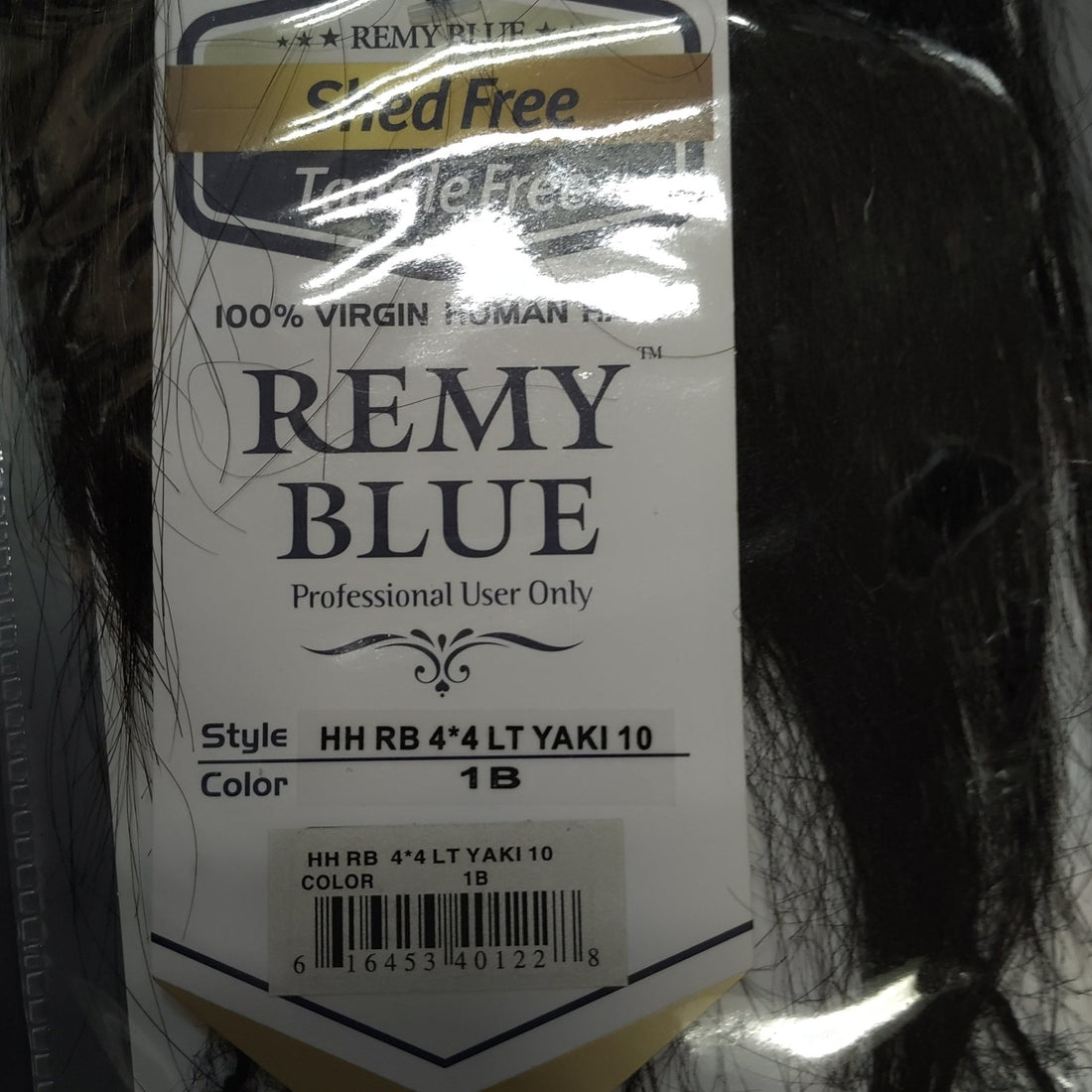 Remy Blue 4x4 Yaki 10" Closure Color 1B