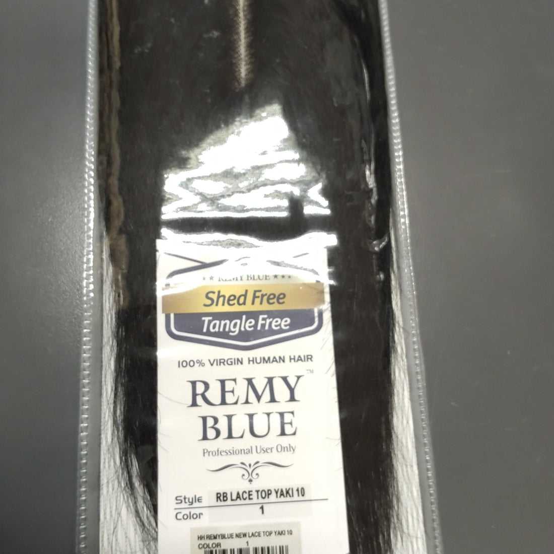 Remy Blue Lace Top Yaki 10" Closure Color 1