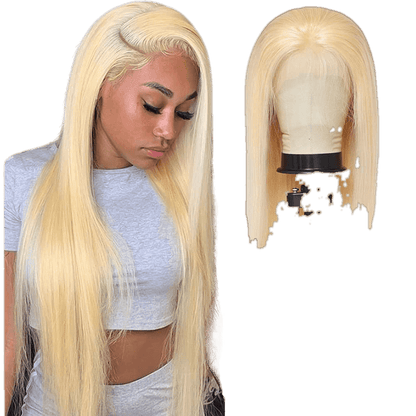 RIO Ukrainian Straight Human Hair Front Lace Wig