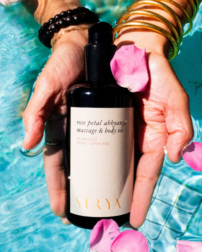 Rose Petal Body Oil by Surya