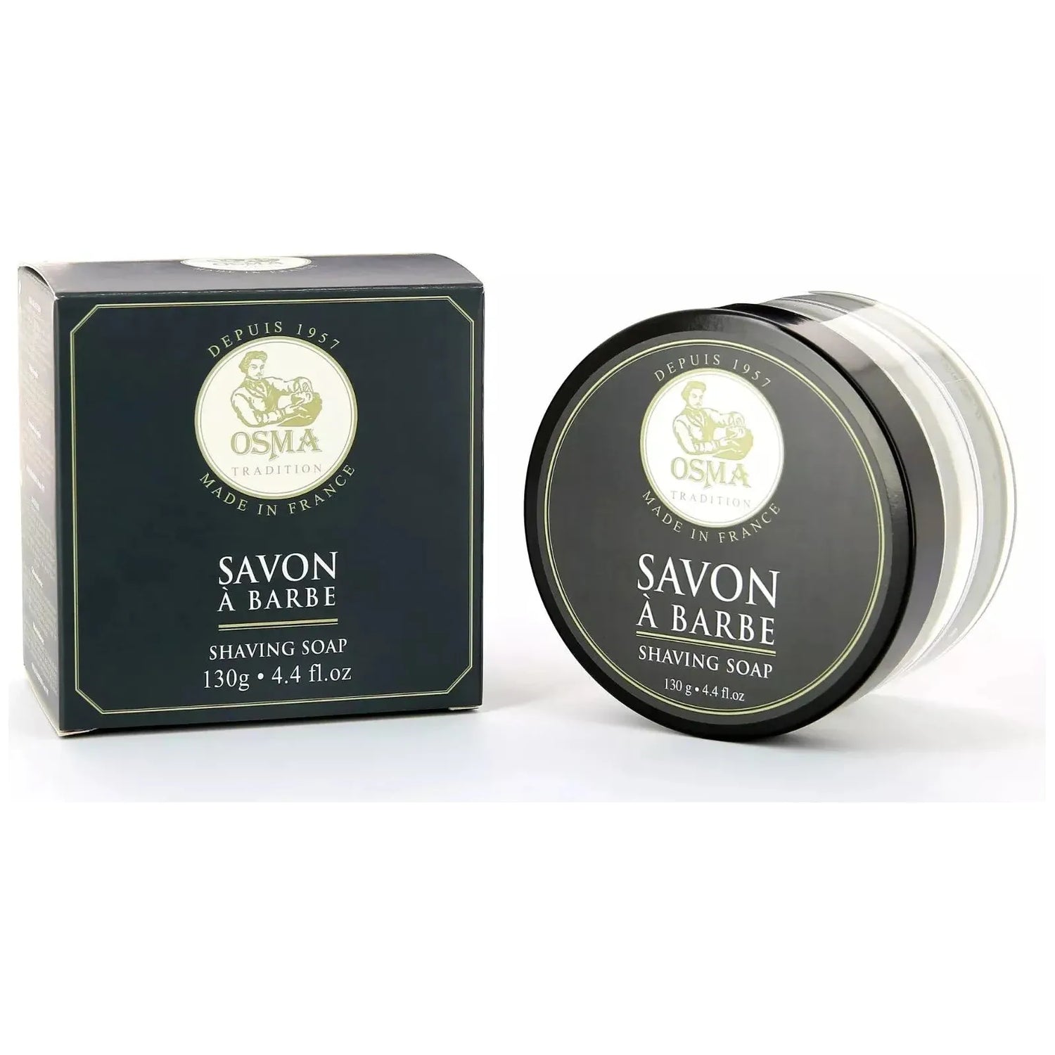 Osma Shea Butter &amp; Vegetable Oils Anniversary Edition Shaving Soap In Glass Jar 130ml by Pasteur Pharmacy