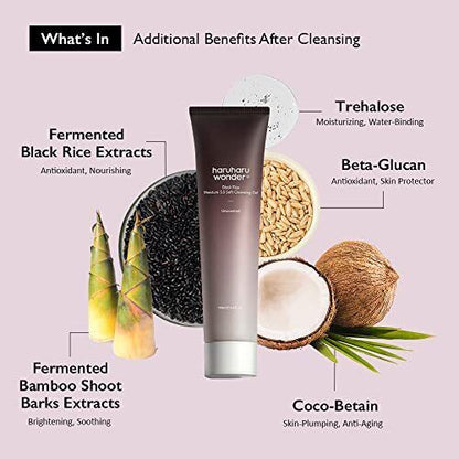 Haruharu Wonder Black Rice Moisture 5.5 Soft Cleansing Gel by AsiaBeautyMall