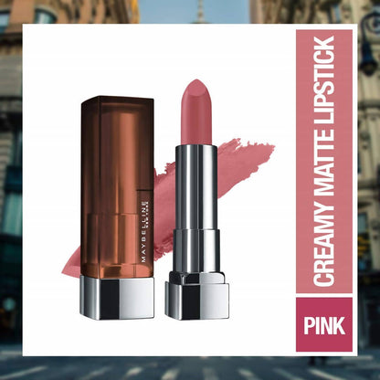 Maybelline New York Color Sensational Creamy Matte Lipstick / 507 Almond Pink by Dista