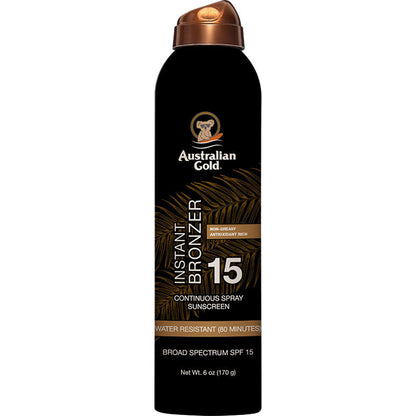 Australian Gold SPF 15 Continuous Spray Bronzer 6 Oz by Pasteur Pharmacy