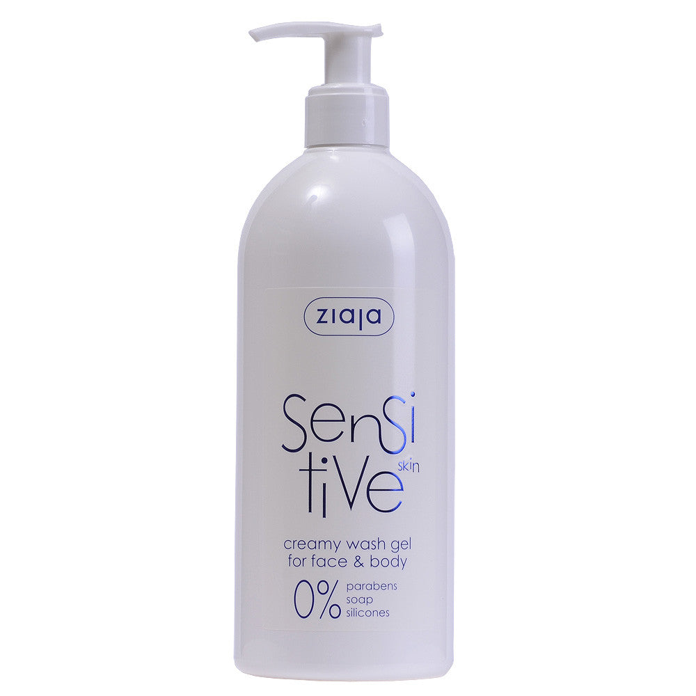 Sensitive Skin - Creamy Wash Gel for Face and Body by Ziaja® USA Webstore