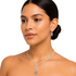 Luz Marina Iridescent Crystal Necklace & Earrings Jewelry Set by Farmacias Savia