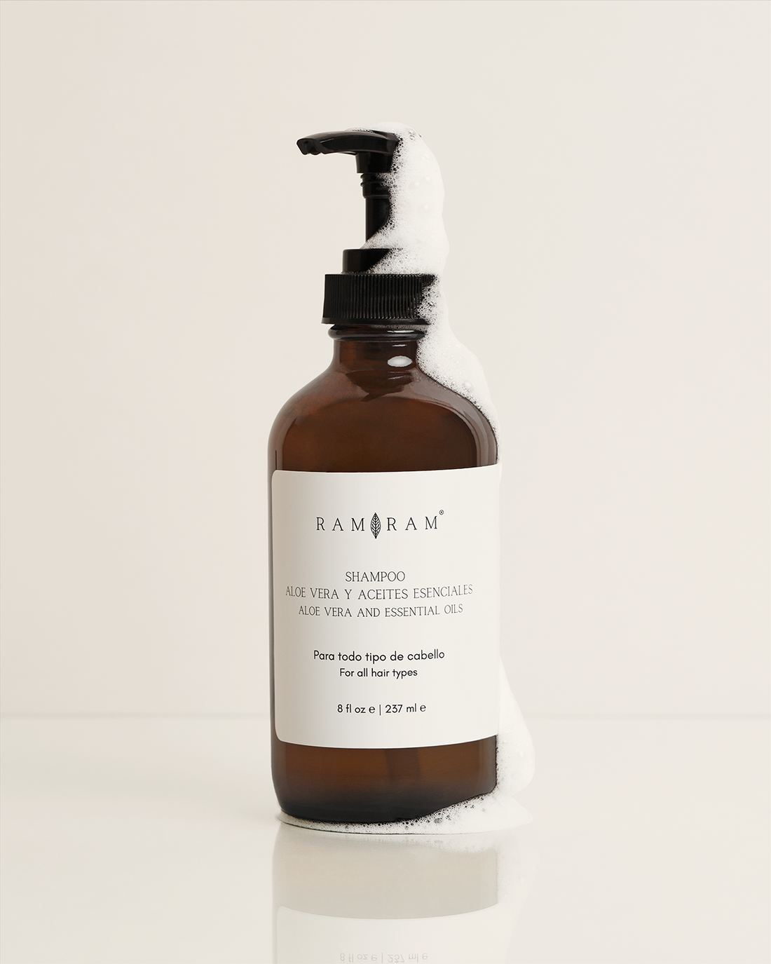 Shampoo Essential Oils &amp; Aloe Vera | 8oz by Ram Ram USA