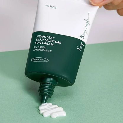 ANUA Heartleaf Silky Moisture Sun Cream by AsiaBeautyMall