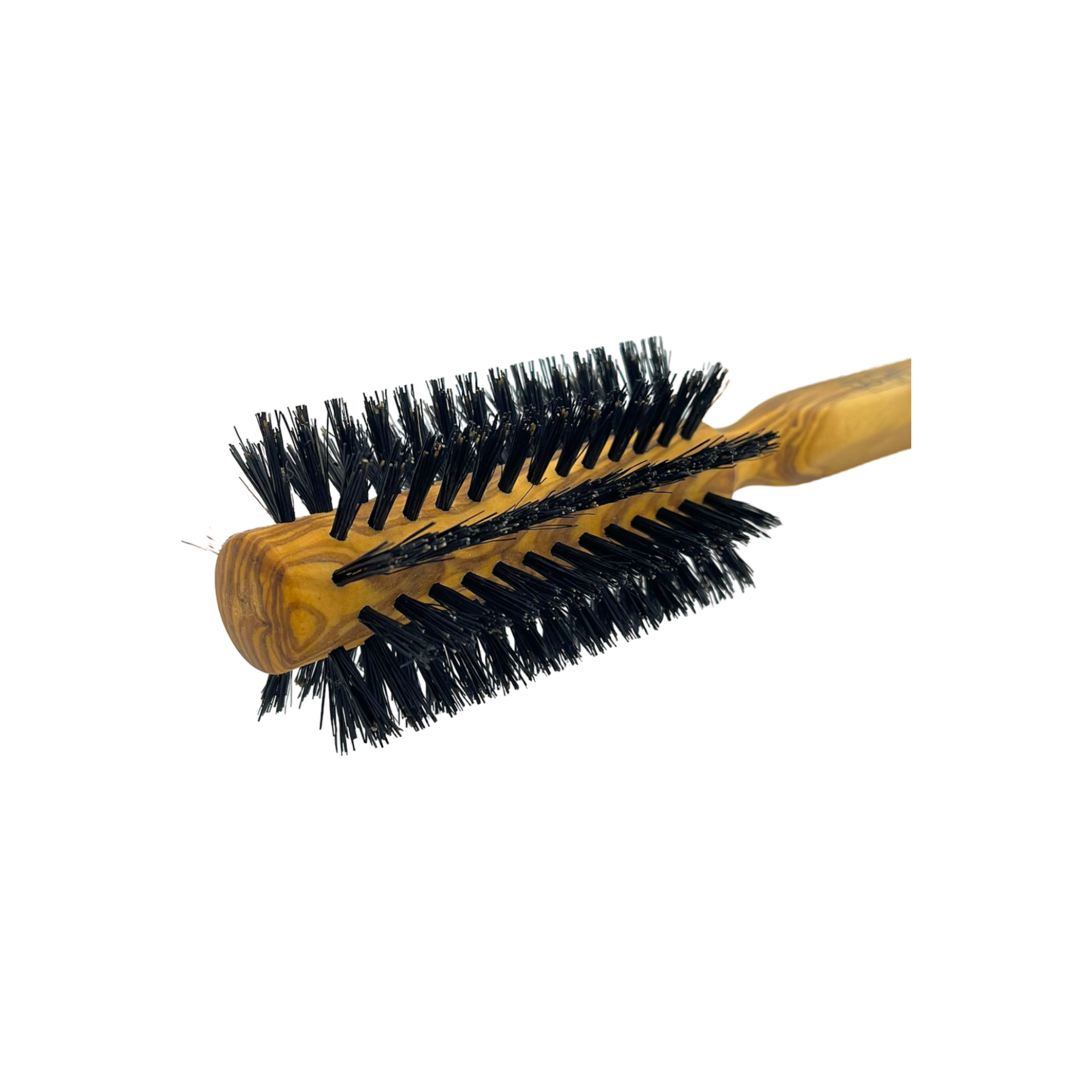 Dural Olive wood round hair brush with boar bristles - 10 rows by Pasteur Pharmacy