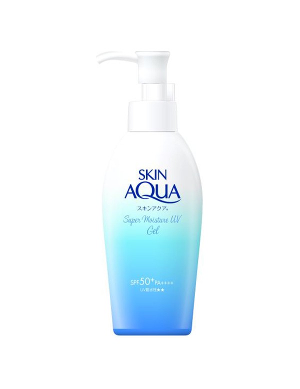 Rohto Skin Aqua UV Super Moisture Gel SPF 50+ PA++++ (With Pump) New Version by AsiaBeautyMall