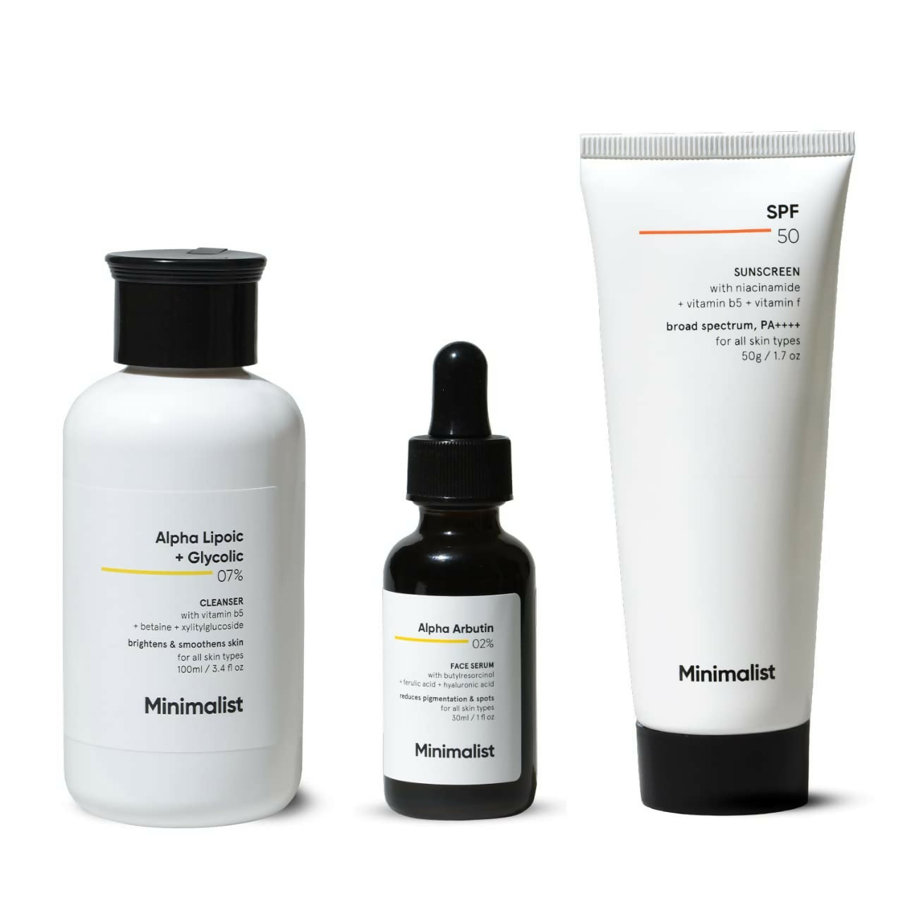 Minimalist Anti-Pigmentation Kit, Skin Care Routine Kit For Women &amp; Men by Dista