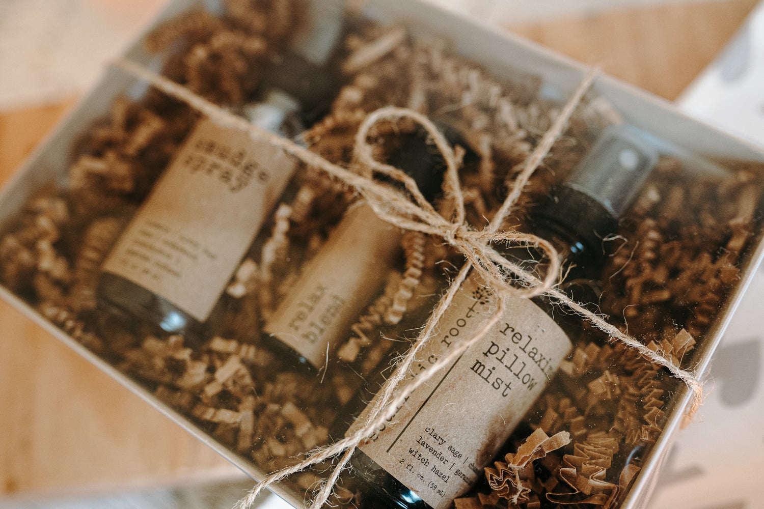 Gift Set- Smudge Spray, Pillow Spray &amp; Relax Roller by Soulistic Root