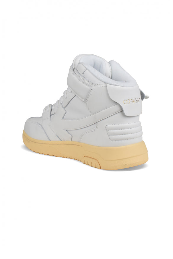 Off-White Men Out Of Office Mid Sneakers by Luosophy