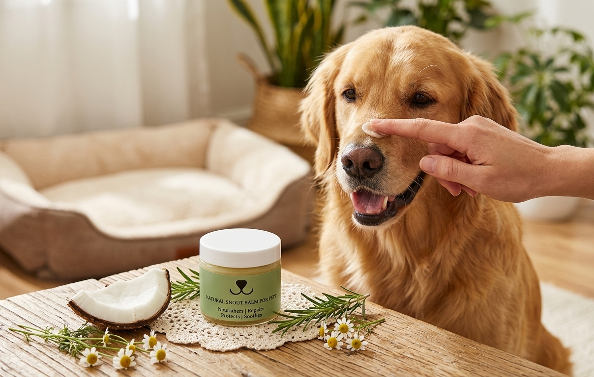 Pet Pampering Gift Box - All Natural Pet Wellness Kit, Soothing Balms &amp; Herbal Coat Powder by Lizush
