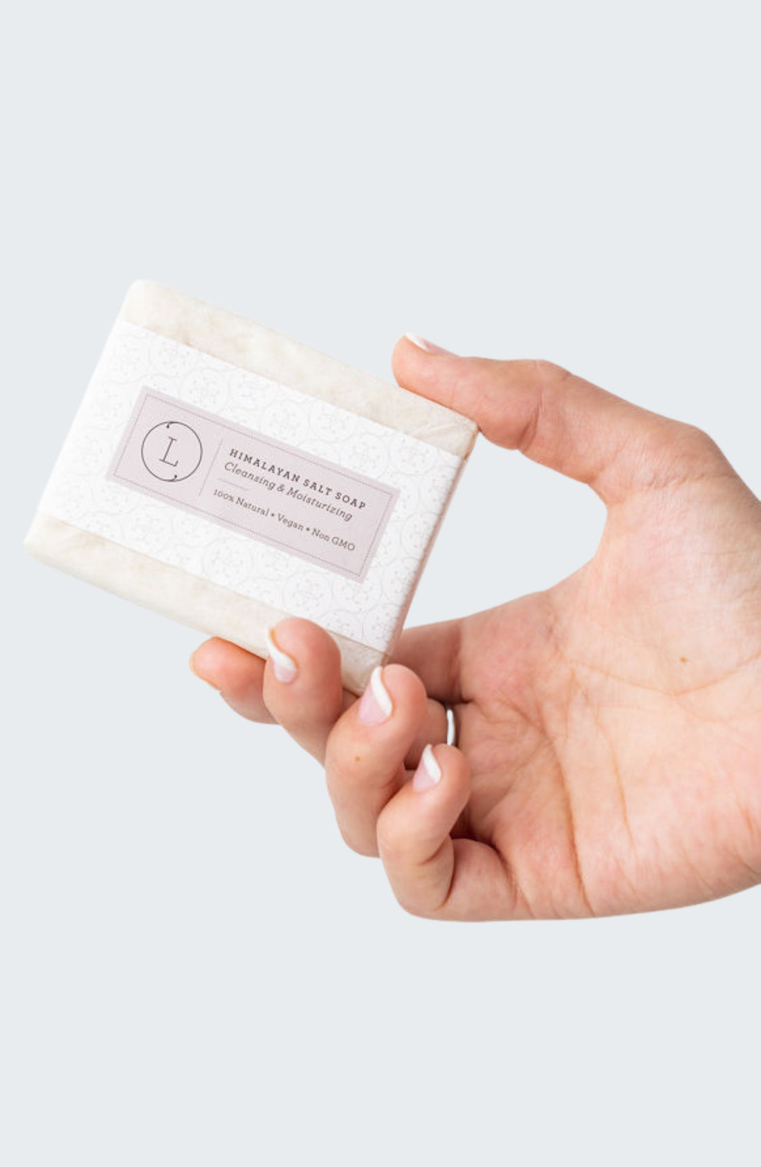 2x Himalayan Salt Soap Bar, Natural Unscented Soap, Vegan Handmade Soap by Lizush