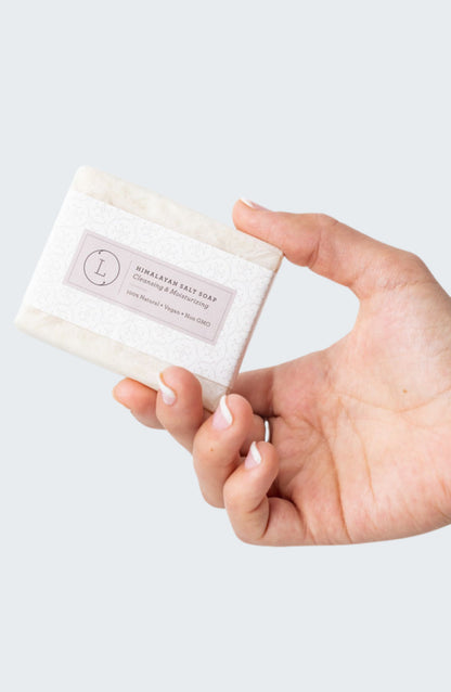 2x Himalayan Salt Soap Bar, Natural Unscented Soap, Vegan Handmade Soap by Lizush