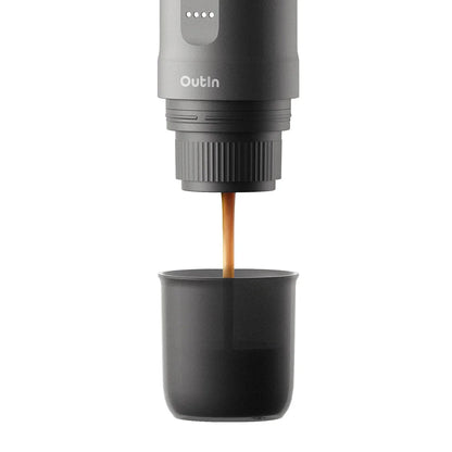 Nano Portable Espresso Machine (Space Grey) by OutIn