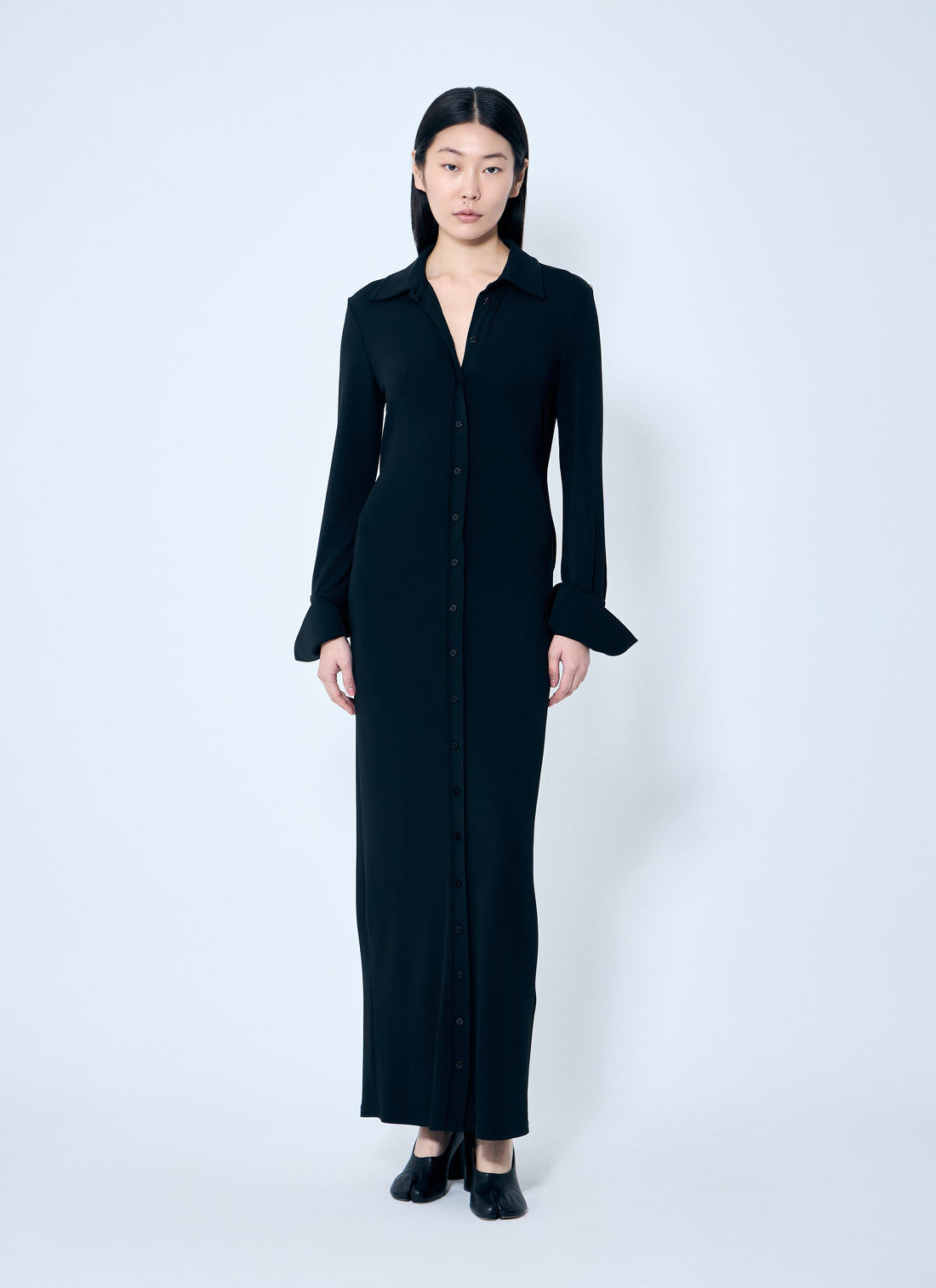 Sportmax Women Crepe Jersey Shirt Dress by Luosophy