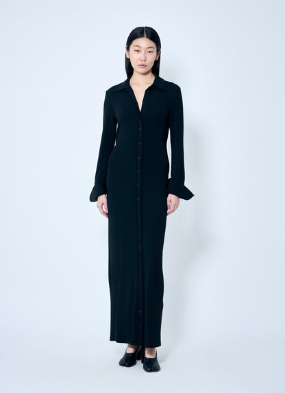 Sportmax Women Crepe Jersey Shirt Dress by Luosophy