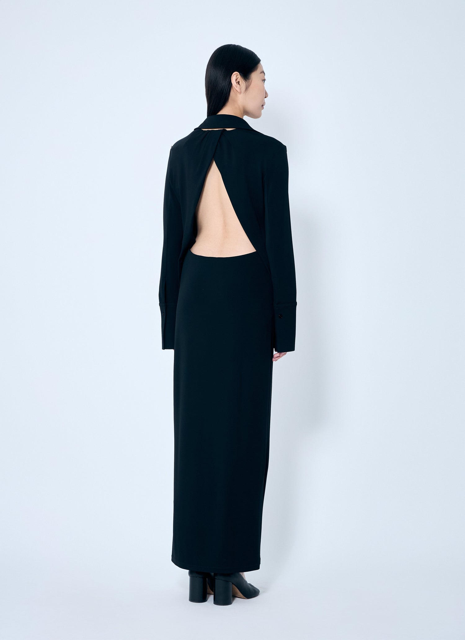 Sportmax Women Crepe Jersey Shirt Dress by Luosophy