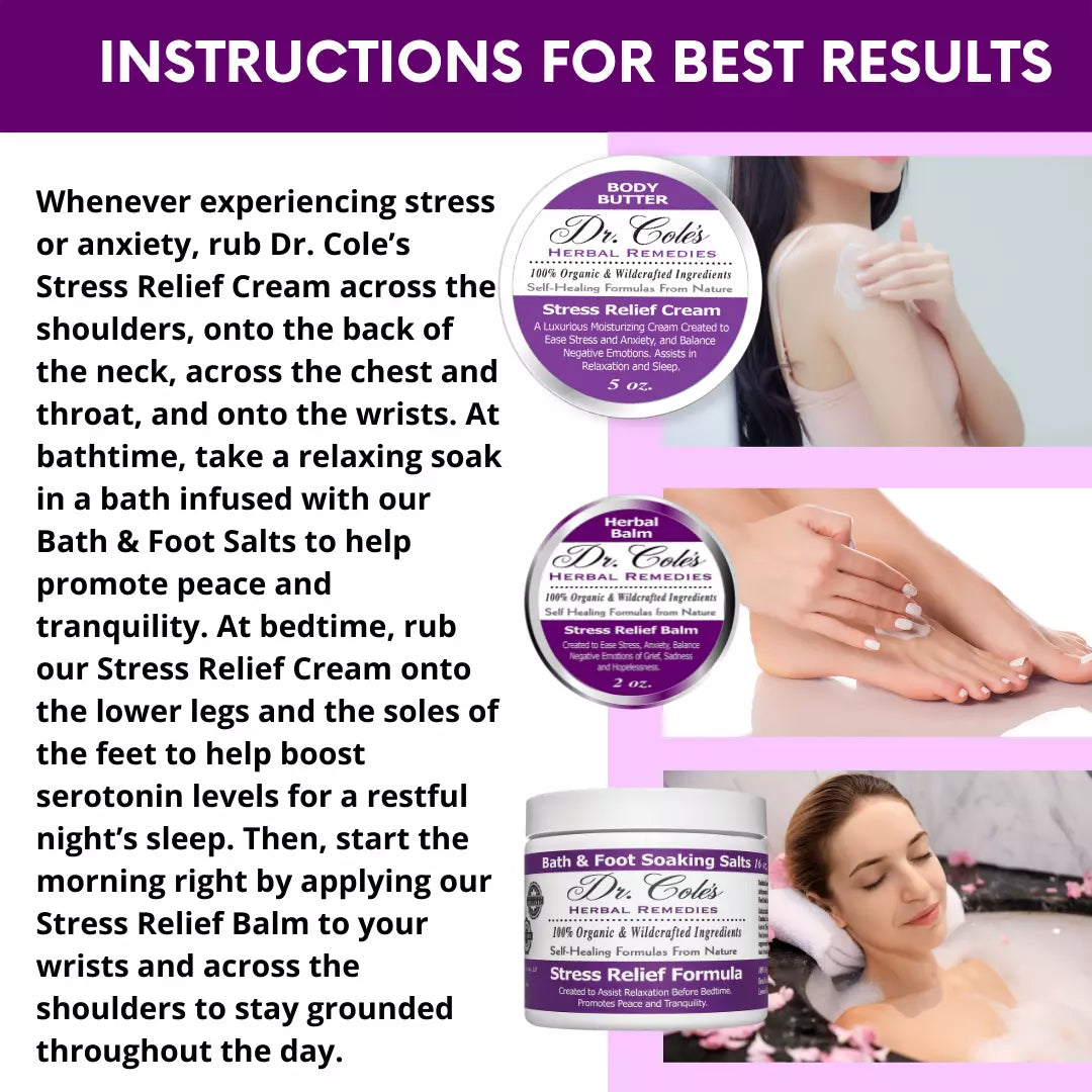 29 - Dr. Cole’s Organic Stress Relief Herbal Balm by COLEHERBALS LLC