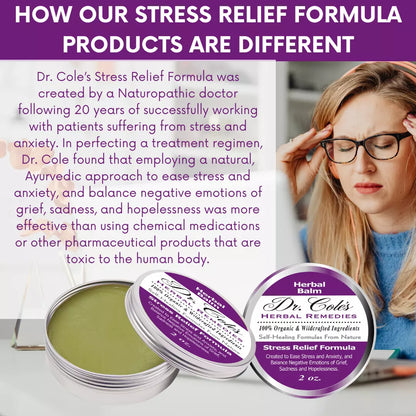29 - Dr. Cole’s Organic Stress Relief Herbal Balm by COLEHERBALS LLC