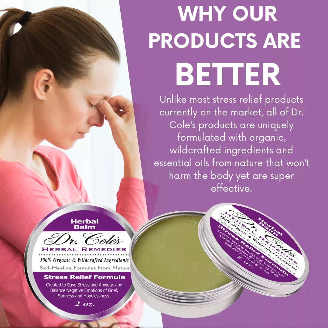 29 - Dr. Cole’s Organic Stress Relief Herbal Balm by COLEHERBALS LLC