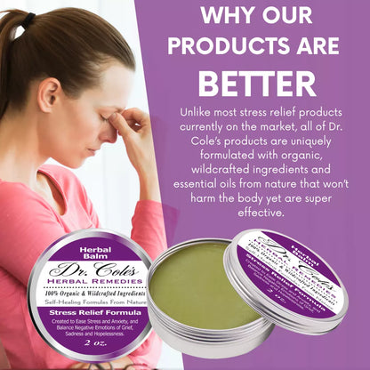 29 - Dr. Cole’s Organic Stress Relief Herbal Balm by COLEHERBALS LLC