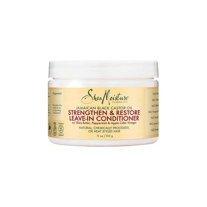 SheaMoisture Jamaican Black Castor Oil Leave-In Conditioner Strengthen &amp; Restore 312g by Pasteur Pharmacy