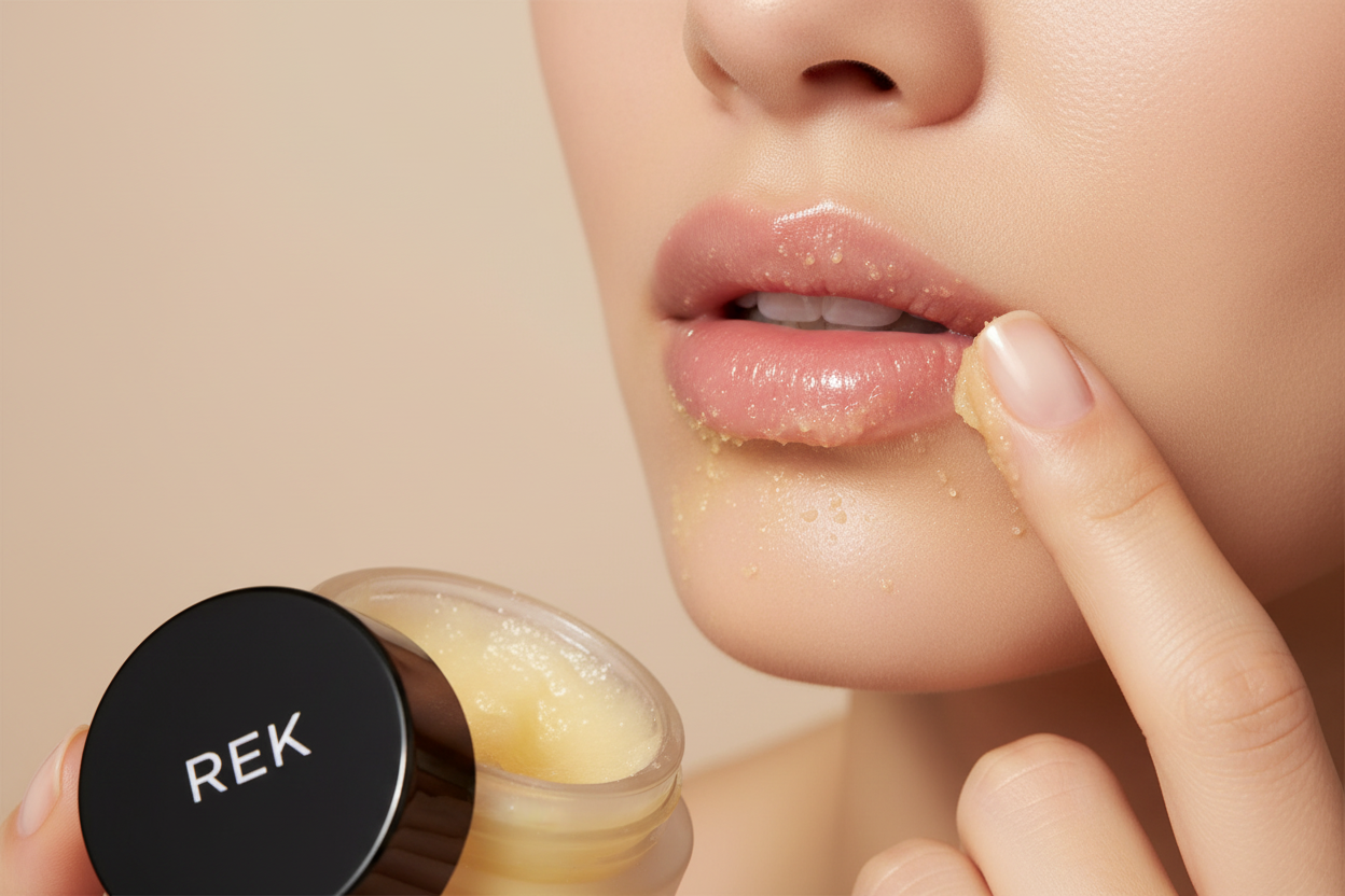 Sugar Lip Scrub – Exfoliating &amp; Hydrating by REK Cosmetics