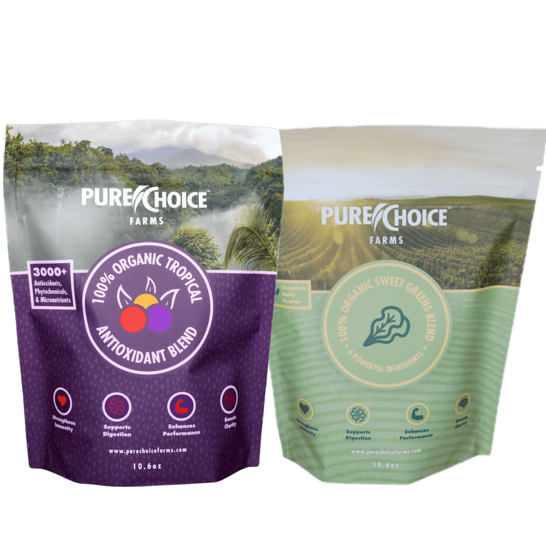 Sweet Greens &amp; Organic Tropics by Pure Choice Farms