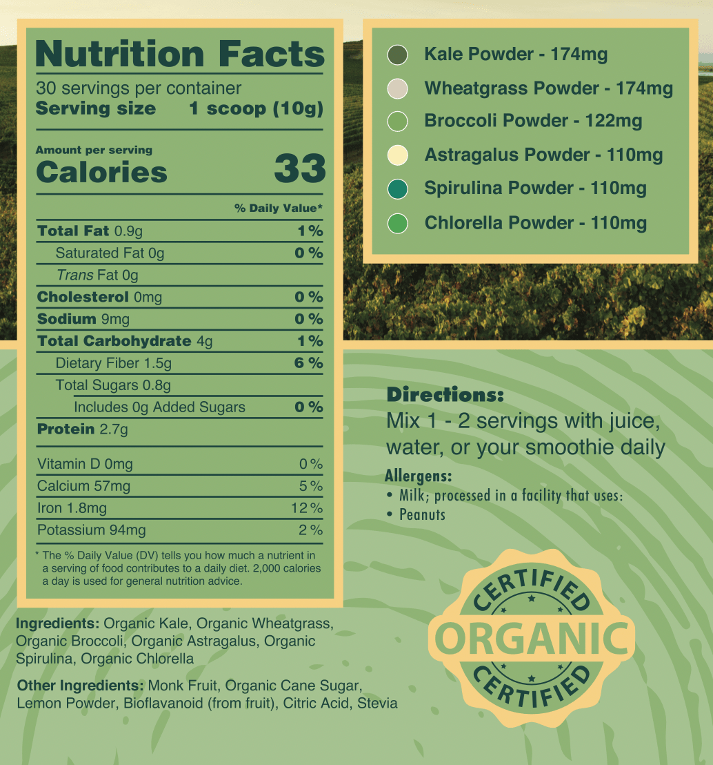 Sweet Greens &amp; Organic Tropics by Pure Choice Farms
