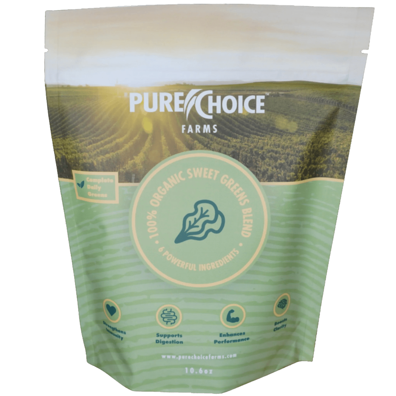 Sweet Organic Powdered Superfood Greens by Pure Choice Farms