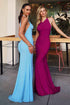 Astee T506 Multi-Way Adjustable Neckline Fitted Stretch Formal Dress by DiscountDressShop