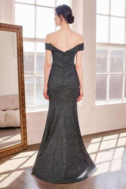 Ladivine Amoris T602 Off Shoulder Sweetheart Neck Fitted Prom Gown by DiscountDressShop