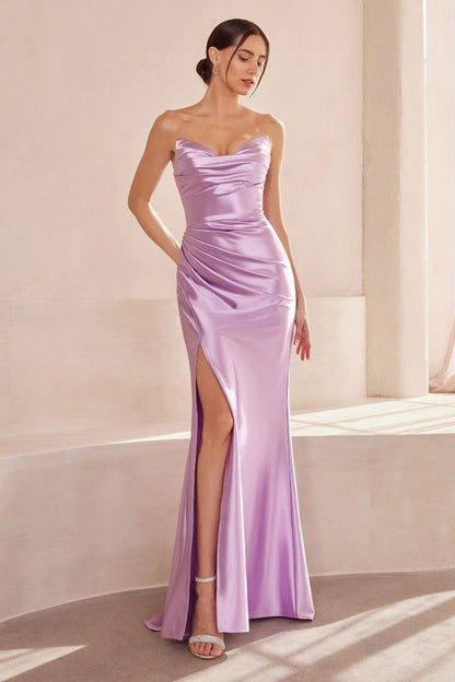 Ladivine Amoris T704 Dress Off the Shoulder Fitted Gown by DiscountDressShop
