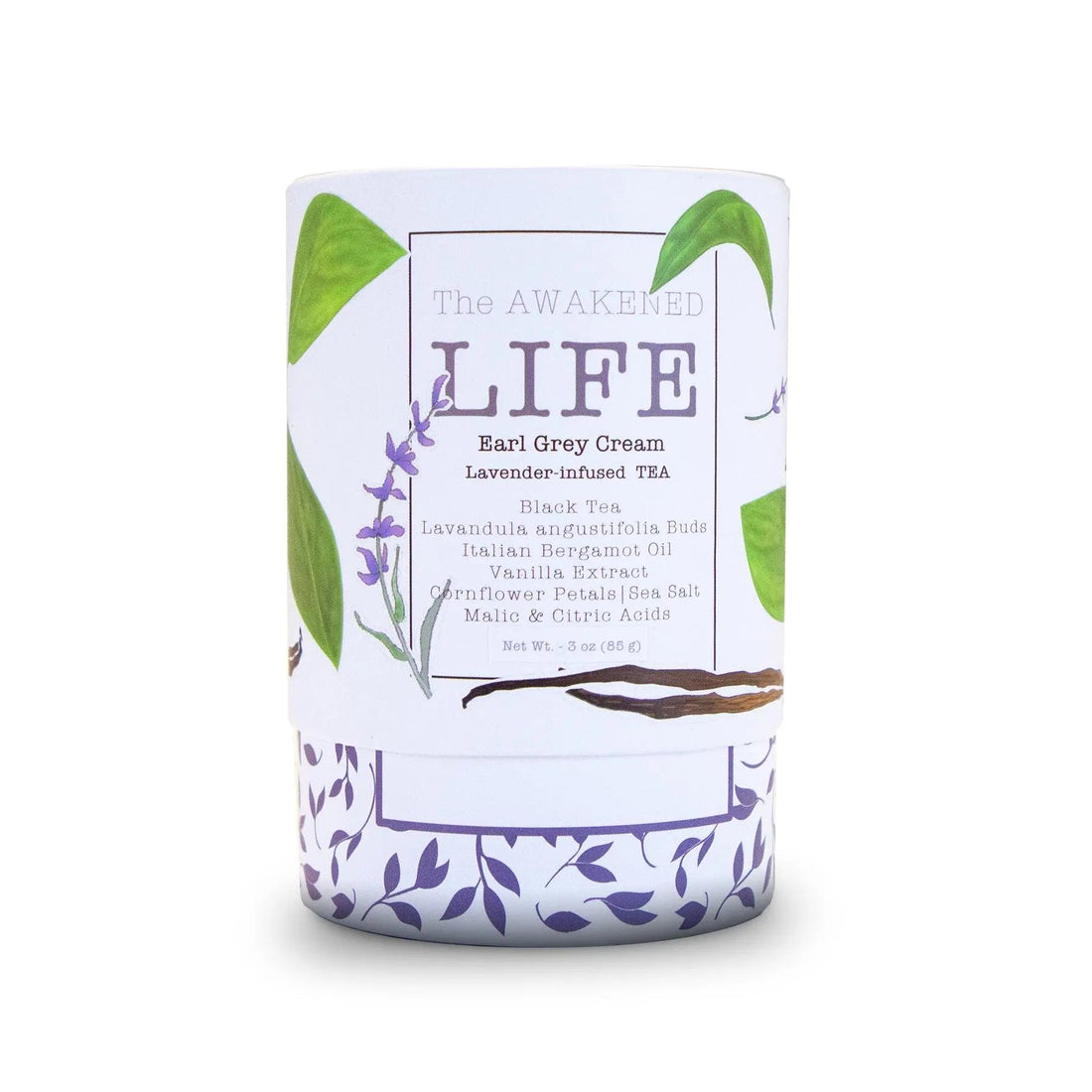 The AWAKENED LIFE Earl Grey Cream Lavender-Infused TEA by Lavender Life Company