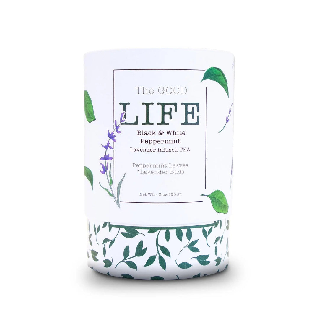 The GOOD LIFE Black &amp; White Peppermint Lavender-Infused TEA by Lavender Life Company