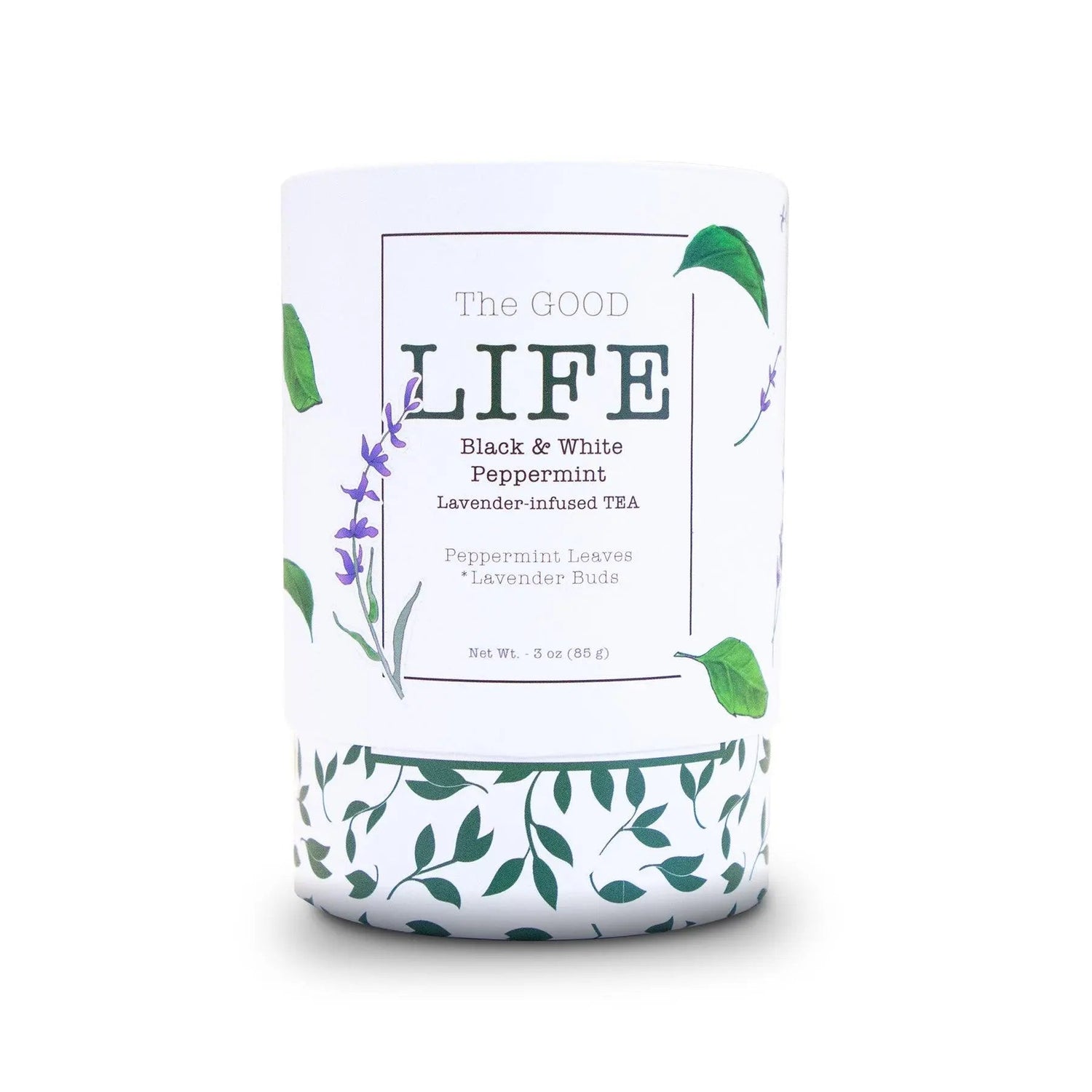 The GOOD LIFE Black &amp; White Peppermint Lavender-Infused TEA by Lavender Life Company