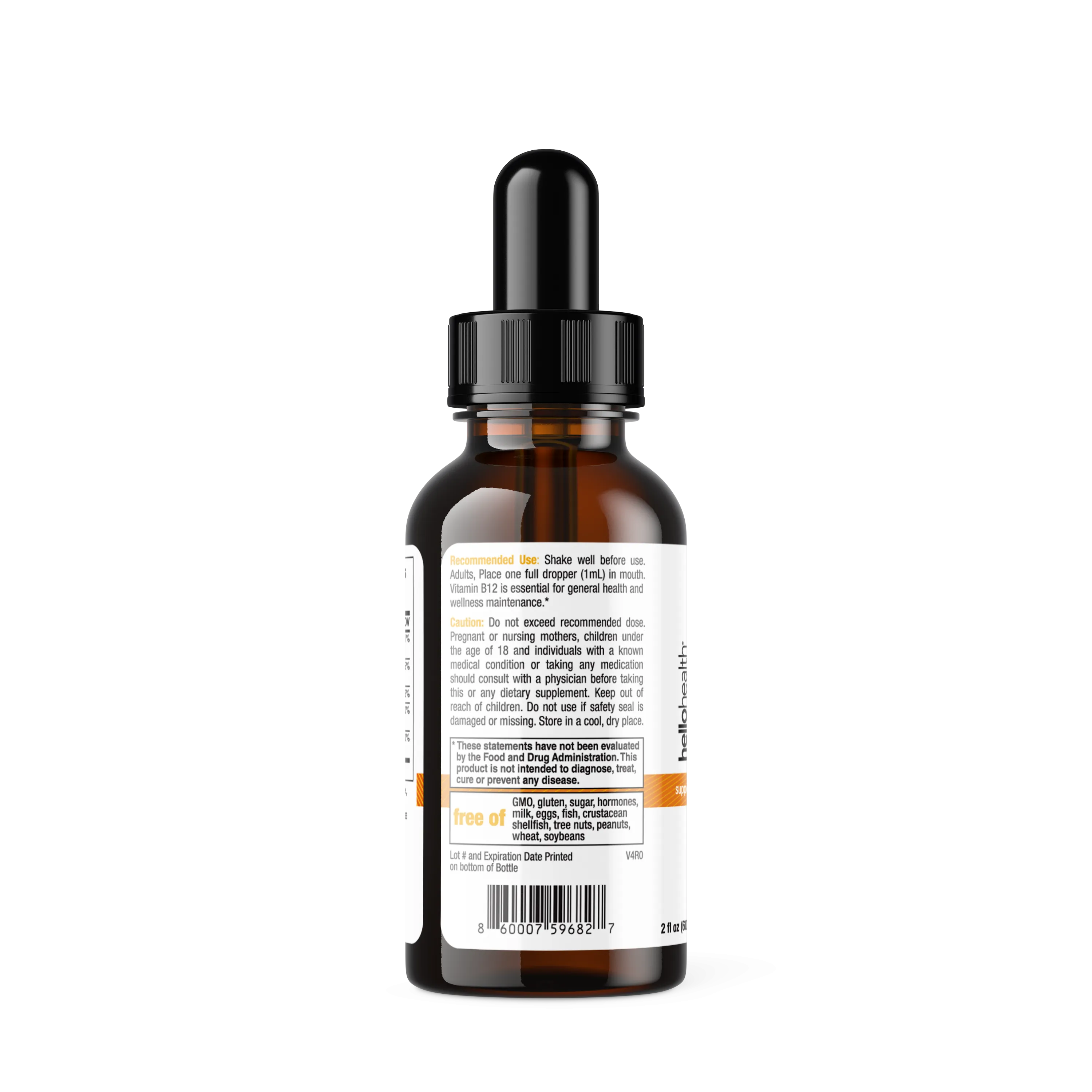 Happy Energy Vitamin B12 Plus – B12 Complex with B2, B3, B5 &amp; B6 for Energy, Focus &amp; Mood Support by hellohealth