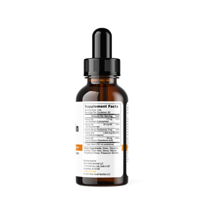 Happy Energy Vitamin B12 Plus – B12 Complex with B2, B3, B5 &amp; B6 for Energy, Focus &amp; Mood Support by hellohealth
