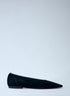 Toteme Women Minimalist Suede Ballerinas Flats by Luosophy