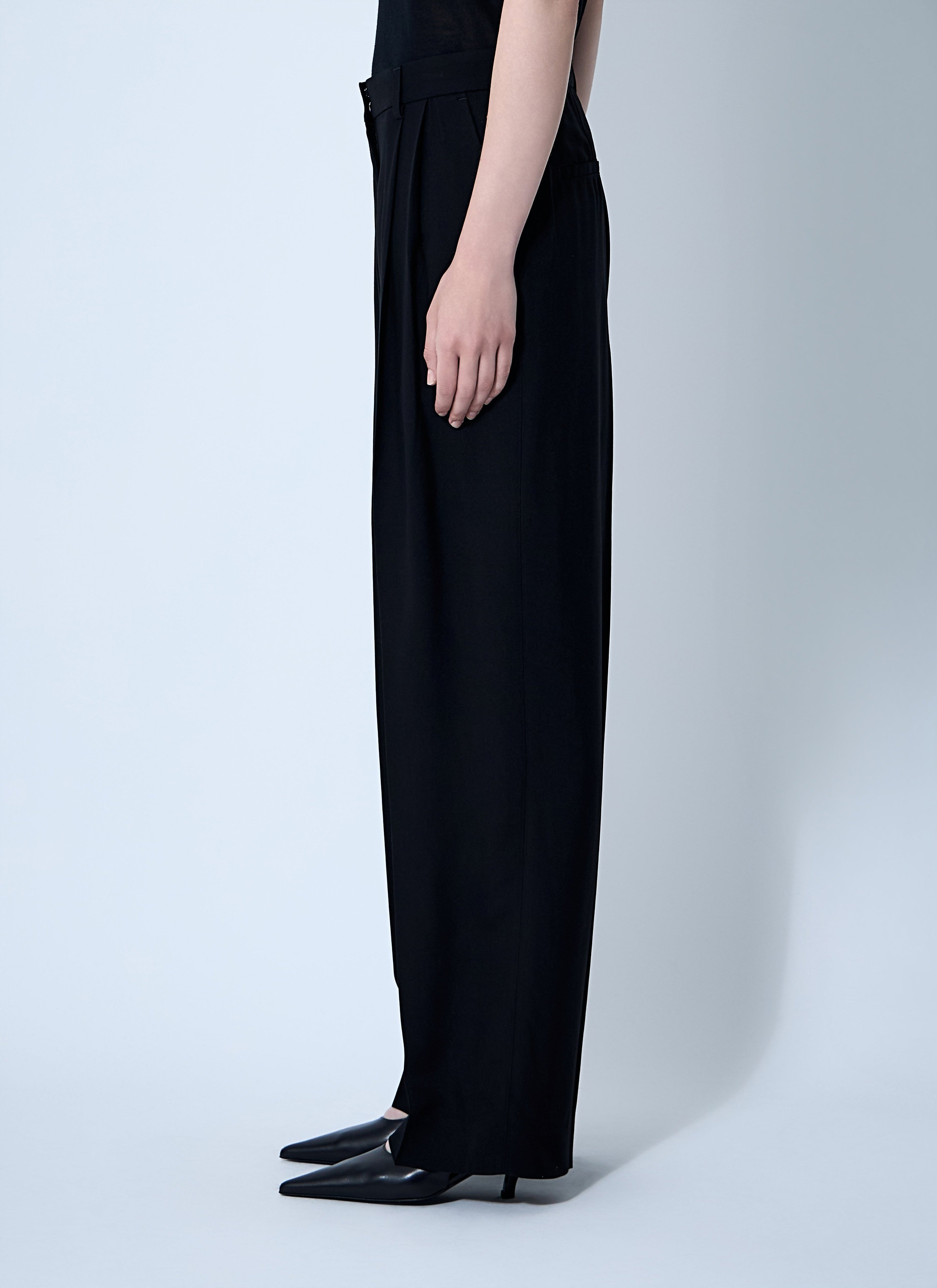 Toteme Women Double-Pleat Fluid Pants by Luosophy
