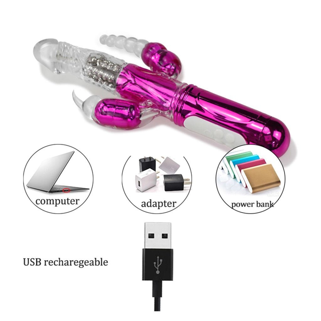 TRIOrgasmic Vibrador Triple Estimulación by Tu Salud Intima