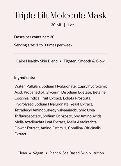 Triple Lift Molecule Mask by Caire Beauty