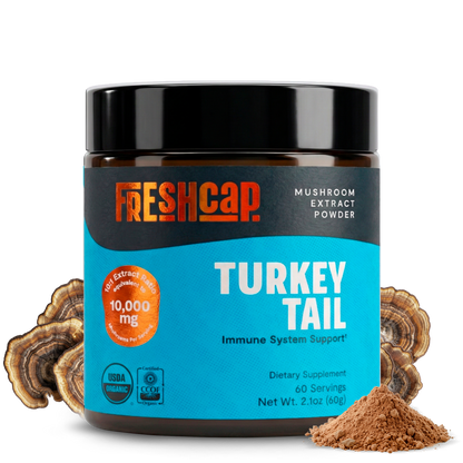 Organic Turkey Tail Mushroom Powder by FreshCap Mushrooms