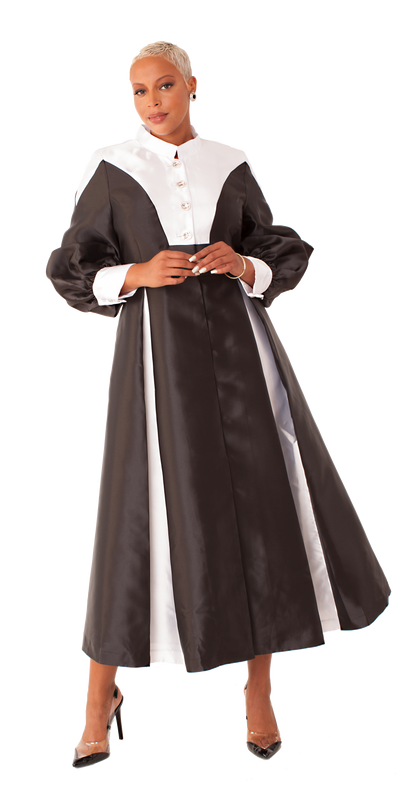 Two-Toned Woven Cassock Robe- 4802 by Tally Taylor