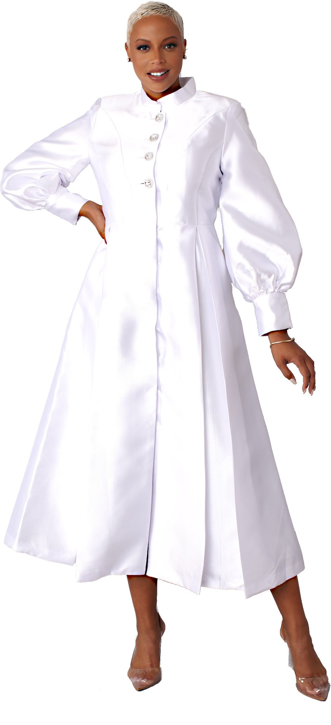 Two-Toned Woven Cassock Robe- 4802 by Tally Taylor