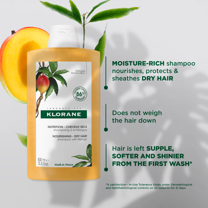 Klorane Nourishing Treatment Shampoo With Mango Butter 6.7 oz by Pasteur Pharmacy
